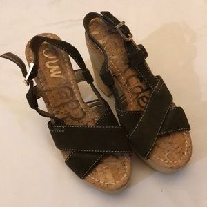 Sam Edelman Dark Green Heels